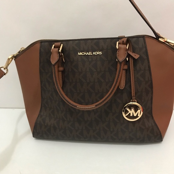 MICHAEL KORS Women Shoulder Bag Tote Bag Ciara Large Brown - Picture 2 of 12